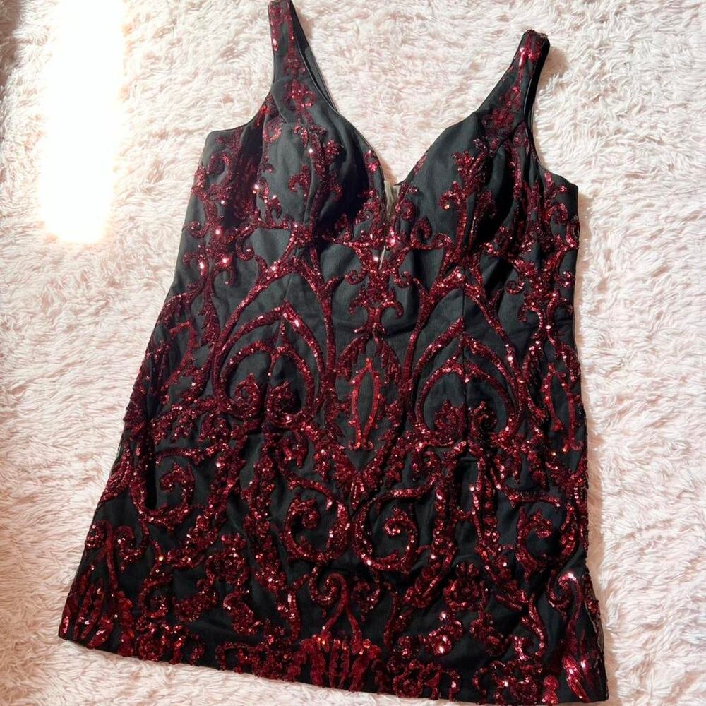 Sydney’s‎ Closet Whinsygoth Retro Dark Fairy Feminine Romance Sequin Glam Dress